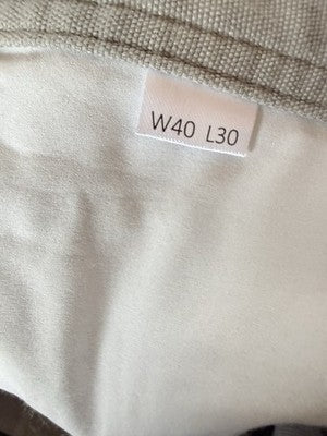 Genteal Pants 40x30 Field Canvas 5 Pocket Slate Gray Mens *FlawRead* New NWT