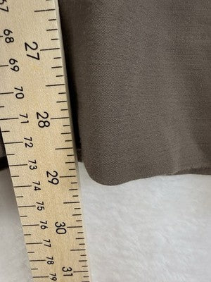 J Jill Essential Cotton Stretch Pants 16 Knit Brown Taupe Pull On Womens