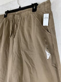Gap Mid Rise Easy Horseshoe Jeans XL Tan Beige Pull On Womens New NWT