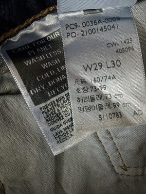 Levis 501 Curve Jeans 29 Womens Blue 29x30 Button Fly Mid Rise Levi’s