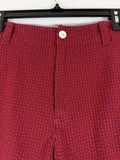 Tommy Hilfiger Shorts Men 35 Red Check 9” 100% Cotton