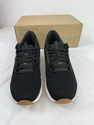 Kuru Womens Shoes 11.5 Wide Atom 2 Sneakers Black New Plantar Fasciitis