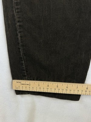 Orvis Womens Pants 14 Petite Pull On Corduroy Brown