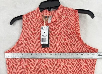 Adidas Golf Shirt Womens Medium Ultimate Sleeveless Mock Neck Top NWT