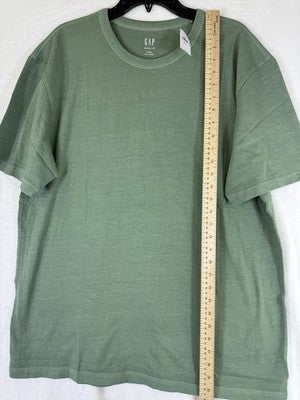 Gap Original Tee Large Tall Mens Green Short Sleeve Relaxed T Shirt New NWT