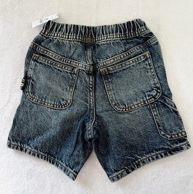 Baby Gap Boys 3t Shorts 90s Loose Fit Denim Jean Blue New