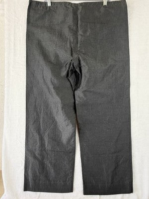 Dosa Womens Clothing Size 4 Top Pants Set Linen Cotton Gray Art To Wear