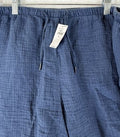 Gap Cotton Gauze Easy Shorts XL Womens Blue Pull On 3.5” New NWT