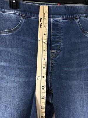 Spanx Jeans Large Pull On Skinny Blue