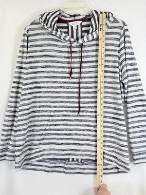 Market And Spruce Hoodie XXL Sweatshirt Top Striped Knit Womens Stitch Fix