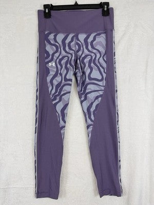 Under Armour Leggings Womens Medium Purple Heat Gear HeatGear Workout Pants