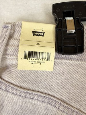 Levis 501 Shorts Women 26 Purple Cut Off Button Fly New NWT