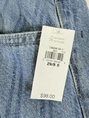 Gap Baggy Mid Rise Jeans 8 Short 29 Womens Blue Wide Leg Ultrasoft Denim New NWT