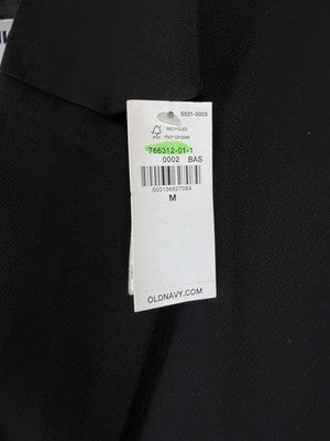Old Navy Blazer Women Medium Black Jacket Classic Stretch New NWT