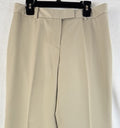 Brooks Brothers Caroline Fit Pants 4 Petite Beige Wool Straight Leg *FlawRead