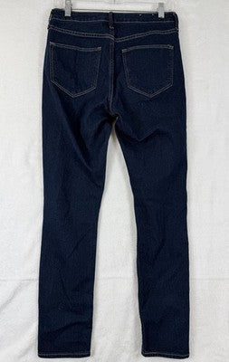 HM Jeans 28 High Waist Skinny Ankle Dark Blue Womens &Denim H&M