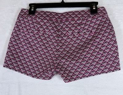 Express Shorts 0 Womens Pink Side Zip Cotton Stretch