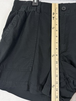 Gap Easy Utility Shorts Large Womens Black