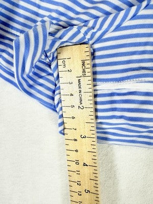 Gap Body Modal Pajamas XL Set Top Shorts Womens Blue Stripe Short Sleeve New NWT