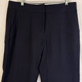 Ann Taylor Loft Marisa Pants 12 Navy Blue Womens