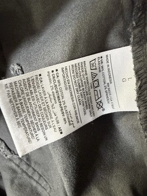 Old Navy OG Chino Shorts Large Womens Gray High Rise 4.5”