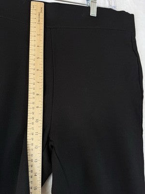 NYDJ Leggings 14W Black Ponte Knit Lift Tuck Technology Womens