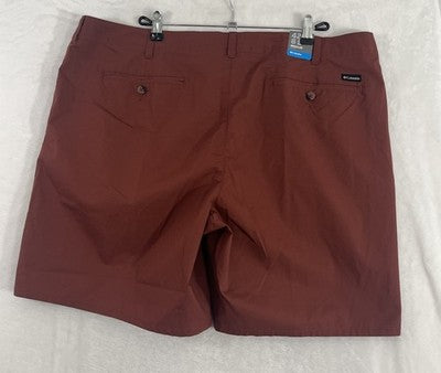Columbia Shorts Men’s 42 Red Pine Canyon Weekend 8” Inseam NWT