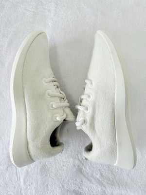 Allbirds Wool Runners Womens 5 Ivory Off White Shoes Sneakers Runnin