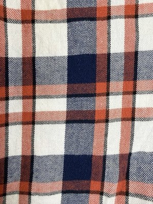 Lands End Flannel Pajama Pants XL Mens Red Blue Plaid Sleep PJ 100% Cotton