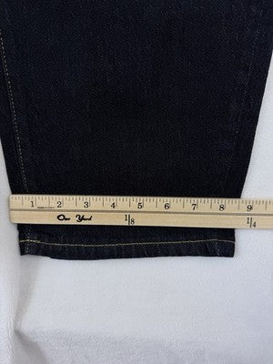 Free Assembly Jeans Womens 4 Barrel Leg Dark Blue Rinse High Rise NWT New
