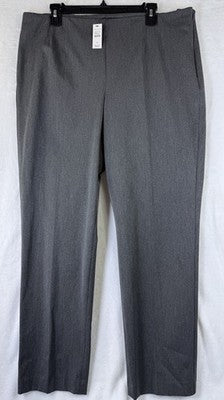 Talbots Dress Pants 16 Gray Womens Side Zip New NWT