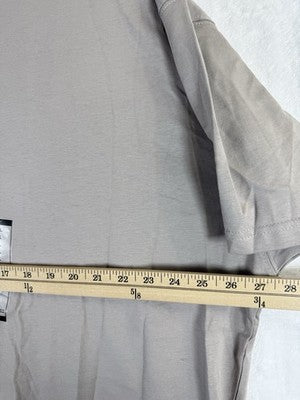 The Nike Tee Mens XXL Max90 Gray Beige  Logo Short Sleeve New NWT