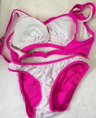 Venus Bikini Set 6 Top 4 Bottom Hot Pink Lovely Lift Wrap Womens Swim Swimwear