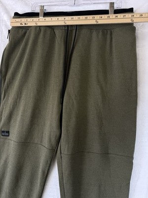 Tackma 2XL Joggers Pants Green Knit Hip Hop Streetwear Sweatpants Mens