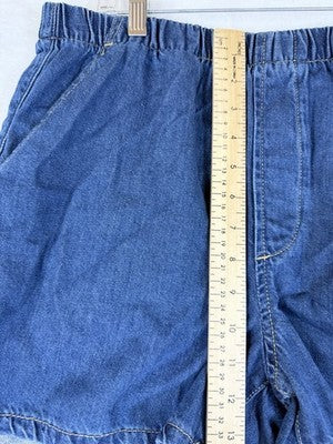 Gap Denim Easy Shorts Medium Tall Women Mid Rise UltraSoft Boxer Pull On New NWT