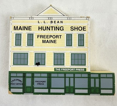 Cats Meow Village Collectibles LL Bean Freeport Maine Hunting Shoe Store