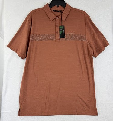 Travis Mathew Golf Polo Shirt Large Mens TravisMathew Matthew The Heater New NWT