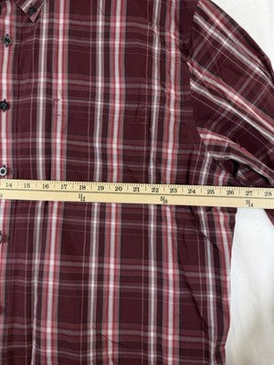 Cabelas Mens Shirts 2XL Tall 2XT Long Sleeve Button Up Outfitter Series Plaid