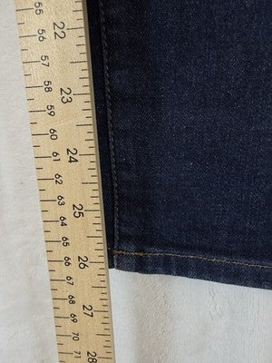 Harper Jeans 28 High Rise Skinny Dark Blue Womens Denim
