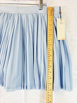 Calia Pleated Tennis Skort XXL Blue Womens Skirt W/ Shorts New NWT