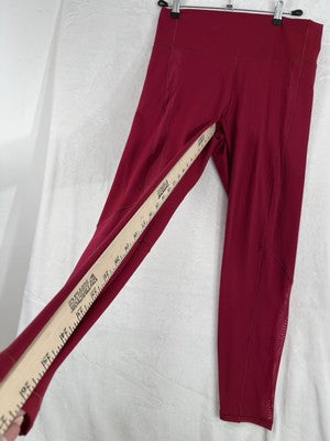 CALIA Women's Inspire Mesh Red Leggings Sz XL Womens 7/8 Legging NWT $108 NEW