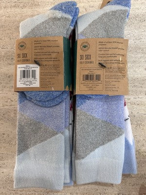 Northeast Outfitters Ski Socks Lot 2 Packs Of 2 Thick Youth Kids 13K-4 Bears NEW