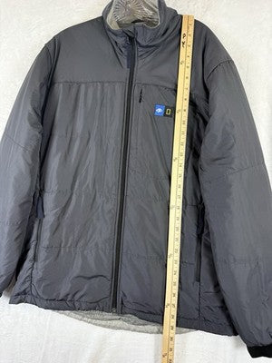 National Geographic Lindblad Expeditions Antarctica Jacket Large Gray Mens