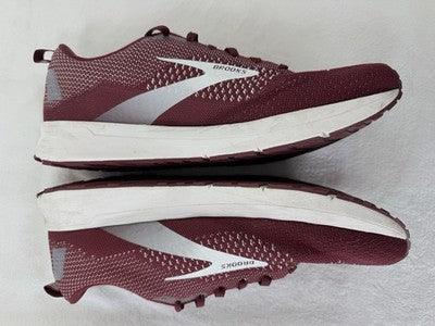 Brooks Revel 4 11.5 Mens Burgundy Red Running Shoes Sneakers D