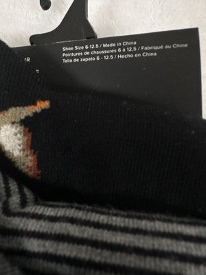 GoldToe Dress Socks Men 6-12.5 Black Gray Ducks Hound Dogs 3 Pack Men’s NEW