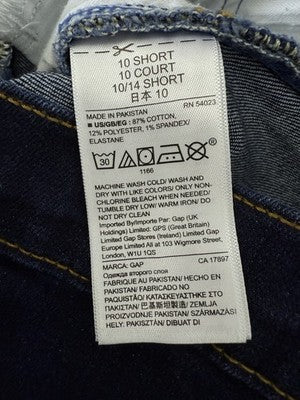 Gap True Skinny Jeans 30 Short Womens Dark Blue Rinse Denim