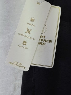 Hart Schaffner Marx Luxury Performance Pants 38x30 Black Golf Mens New NWT