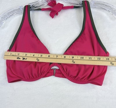 Victoria Secret Bikini Top 36D Pink Underwire Womens Swimsuit Swimwear Swim