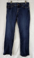Gap Jeans Women 30 Short Real Straight Leg Dark Blue Denim