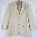 Tasso Elba 100% Linen Jacket Tan XL Mens Beige Blazer